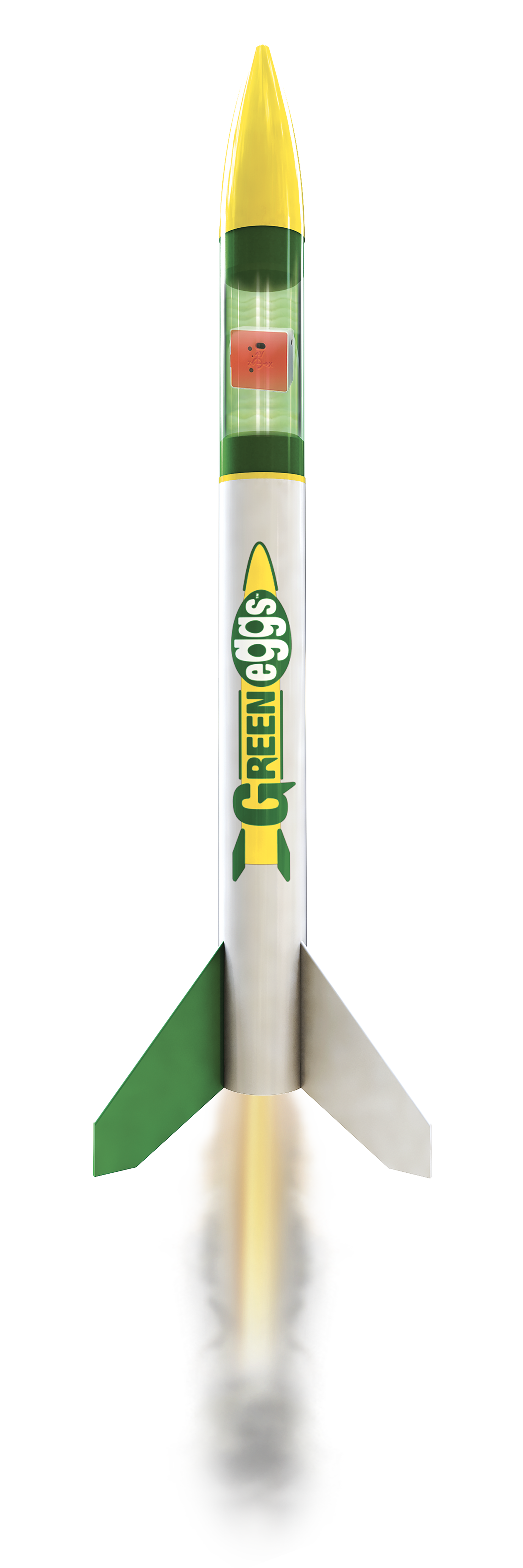 Green Egg Flame Rocket with Pocket Lab 6000px Green Egg Flame Rocket with Pocket Lab 6000px